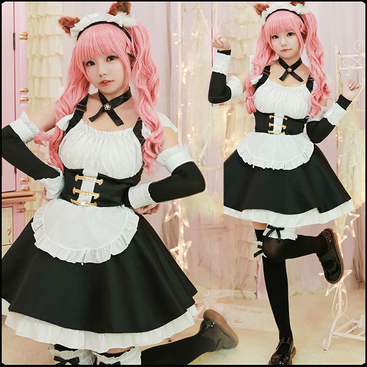 Amazon.co.jp: 【Sanjucos】FGO 玉藻前 メイド服 コスプレ
